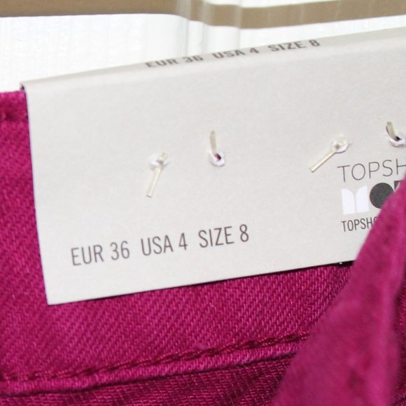 Pink Raw Edge skirt - Picture 3 of 6